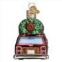 Station Wagon with Tree Glass Ornament – Old World Christmas